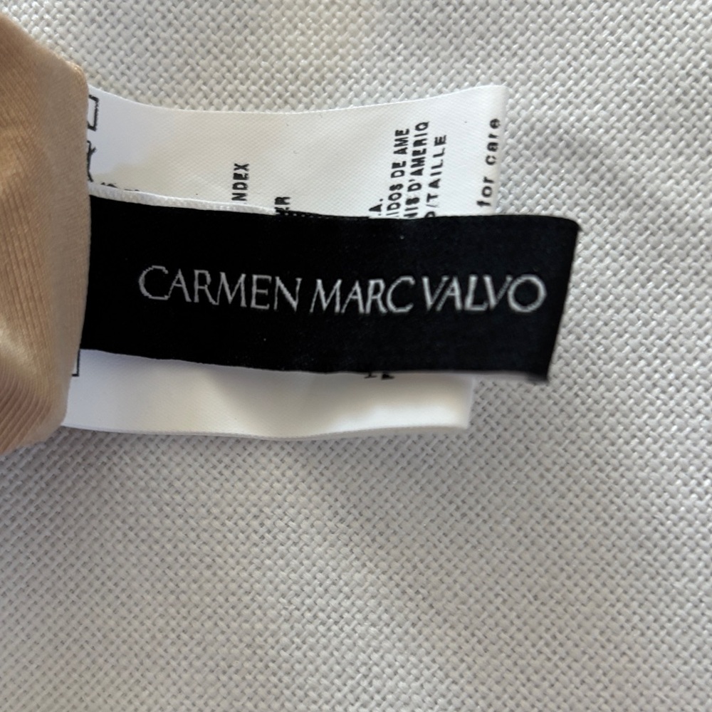 Carman Marc Valvo designer leopard print Brown and Black One Piece Swimsuit NWT - Picture 4 of 6